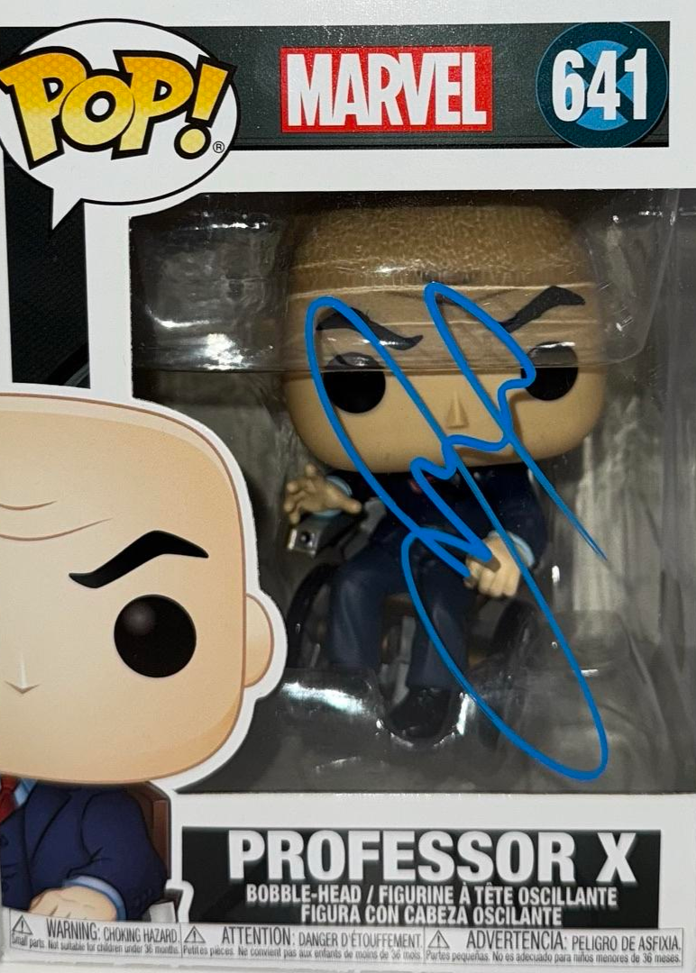 James McAvoy Signed Funko Pop #641 "Professor X" Marvel - Beckett COA